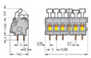 Leiterplattenklemme 257-498 48-polig CAGE CLAMP 2,5...