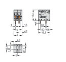 Leiterplattenklemme 2624-1112 Push-in CAGE CLAMP 12-polig...
