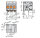 Leiterplattenklemme 2636-1103 3-polig 16 mm² Push-in CAGE CLAMP grau