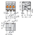 Leiterplattenklemme 2636-1103 Push-in CAGE CLAMP 16...