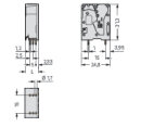 Leiterplattenklemme 2636-3101 16 mm² Push-in CAGE...