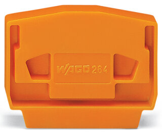 Abschluss- und Zwischenplatte 264-369 4 mm orange PA66