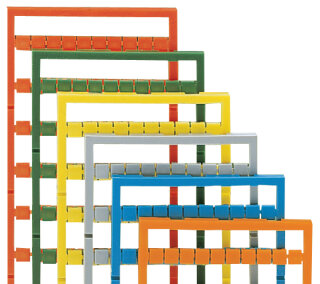 Mini-WSB-Beschriftungskarte 264-903 orange bedruckt 5 mm