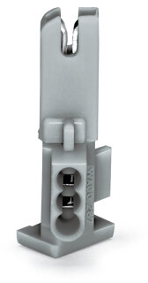 Buchsenmodul 267-101 PUSH WIRE 1-polig 0,5–1 mm² grau