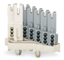 Buchsenteil 267-173 PUSH WIRE 3-polig 1 mm² weiß