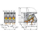 WAGO - 2716-152/000-016 - Leiterplattenklemme