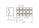 Netzanschlussklemme 272-104/101-000 4-polig PUSH WIRE...