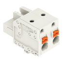 1-Leiter-Federleiste 2721-207/008-000 Push-in CAGE CLAMP...