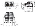 1-Leiter-Federleiste 2734-108/037-000 Push-in CAGE CLAMP...