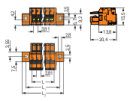 1-Leiter-Federleiste 2734-210/031-000 Push-in CAGE CLAMP...