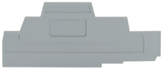 Abschluss- und Zwischenplatte 280-305 2,5 mm grau