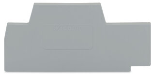 Abschluss- und Zwischenplatte 280-342 2,5 mm grau