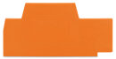 Abschluss- und Zwischenplatte 280-343 2,5 mm orange...