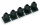 Isolierungsstopp 280-472 0,75-1 mm² schwarz 5er Strang