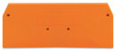 Abschluss- und Zwischenplatte 281-326 2,5 mm orange
