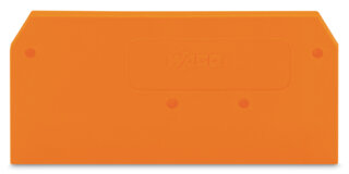 Abschluss- und Zwischenplatte 281-329 2,5 mm orange Polyamid