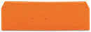 Abschluss- und Zwischenplatte 281-335 2,5 mm orange