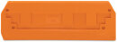 Abschluss- und Zwischenplatte 282-339 2,5 mm orange Polyamid