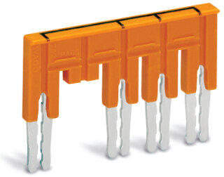 Brücker isoliert orange 282-435/300-000 30 A Reihenklemme