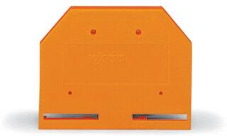 Abschluss- und Zwischenplatte 283-302 4 mm orange