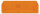 Abschluss- und Zwischenplatte 283-352 2,5 mm orange Reihenklemme