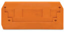Abschluss- und Zwischenplatte 284-328 2,5 mm orange