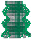 Lochrasterplatine 2857-193/3140-000 3-3-Anschlussebenen