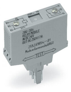 Relaismodul 286-507 AC 115 V 1 Wechsler 7 A grau