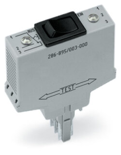Schaltermodul 286-895 Wechselschalter AC 250 V 6 A grau