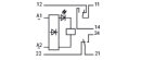 Relaismodul 288-512 AC/DC 24 V 2 Wechsler 6 A