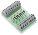 Bauteilmodul mit Diode 1N4007 8 Stück CAGE CLAMP 2,5...