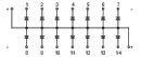 Bauteilmodul mit Diode 289-121 1N4007 14 Stück CAGE...