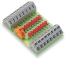 Bauteilmodul mit LED 289-201 16er rot gemeinsame Kathode...