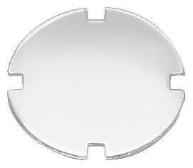 Einlegeschild 3SB2901-4AC milchig schwarz Aus-Beschriftung