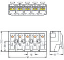 Leuchtenanschlussklemme 294-4045 5-polig 2,5 mm²...
