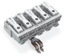 Leuchtenanschlussklemme 294-4325 5-polig PUSH WIRE 2,5...
