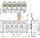 Leuchtenanschlussklemme 294-8435 5-polig PUSH WIRE® Linect® weiß