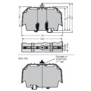 WAGO - 709-169 - Abdeckprofilträger