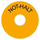 Unterlegschild 3SB2908-2AG gelb selbstklebend NOT-HALT