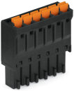 1-Leiter-Federleiste 714-108 Push-in CAGE CLAMP 8-polig...