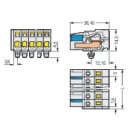 WAGO - 721-102/008-000 - 1-Leiter-Federleiste