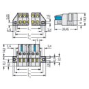 WAGO - 721-108/031-000 - 1-Leiter-Federleiste