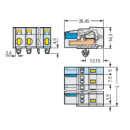 WAGO - 721-205/008-000 - 1-Leiter-Federleiste