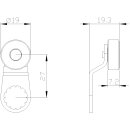 Schwenkhebel 3SE5000-0AA01-1AJ0 Metallhebel 27 mm -40°C