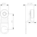 Schwenkhebel 3SE5000-0AA15 35 mm Metall Kunststoffrolle...