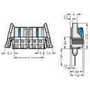 WAGO - 722-135/005-000/039-000 - Federleiste für...