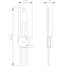 Schwenkhebel 3SE5000-0AA70 längenverstellbar Metall...