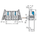 WAGO - 722-242/005-000/039-000 - Federleiste für...