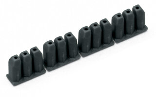 Isolierungsstopp 726-907 0,25–0,5 mm² dunkelgrau 12er