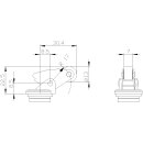 Winkelrollenhebel 3SE5000-0AF10-1AJ0 Metallhebel...